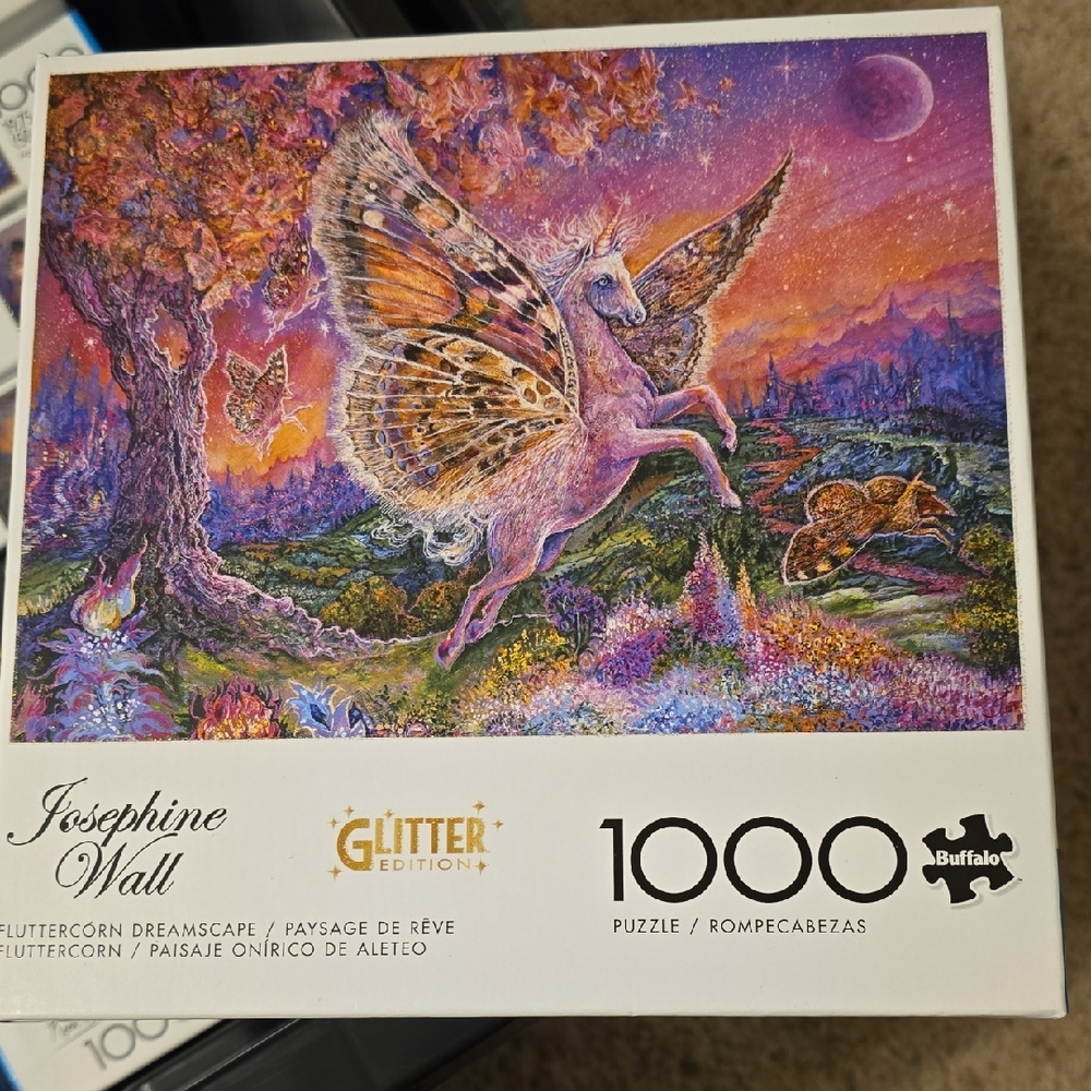 New Glitter Dreamscape 1000 Edition Fluttercorn Puzzle